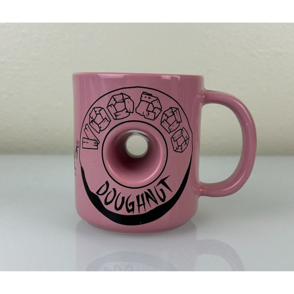Voodoo Doughnuts Pink Magic In the Hole Novelty Restaurant Coffee Mug USA Gift - Picture 4 of 16